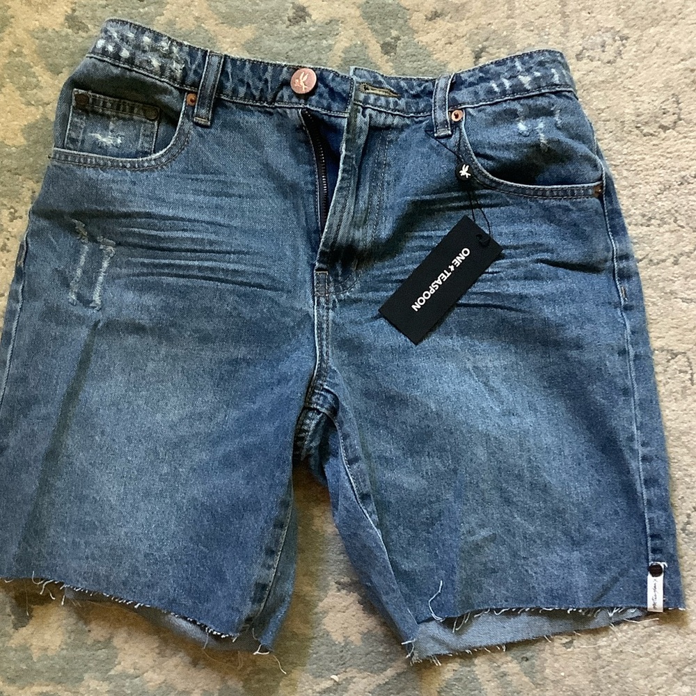 One Teaspoon Blue Denim ladies  Shorts